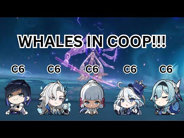 Meeting Whales in co-op compilation Genshin Impact