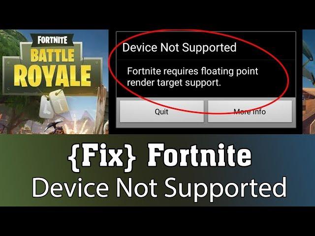 Fix Fortnite Device Not Supported - How to Play Fortnite On Incompatible Android Device - No Root