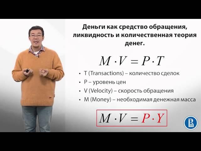 9.6 Количественная теория денег  Монетизация экономики