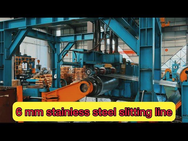 6 mm stainless steel slitting line | Coil Slitting Line