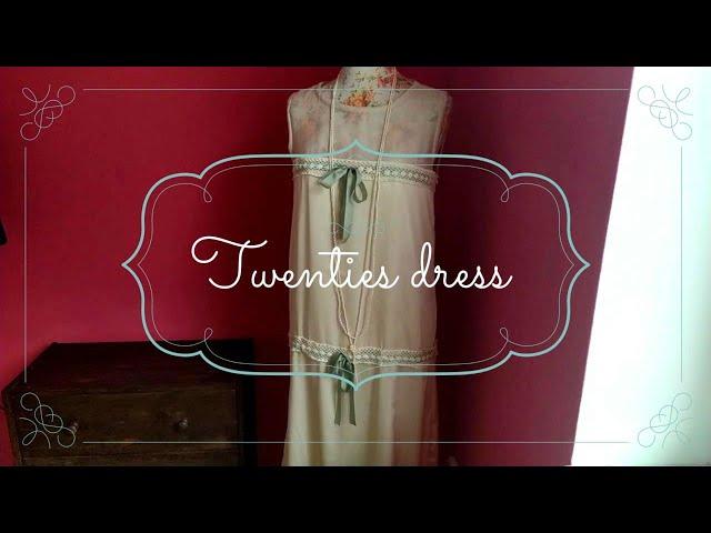 Making of : A Dress inspired by 1920's fashion