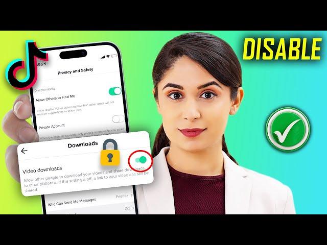 How to disable saving a tiktok video 2024 | Stop Others to Download Your TikTok Videos