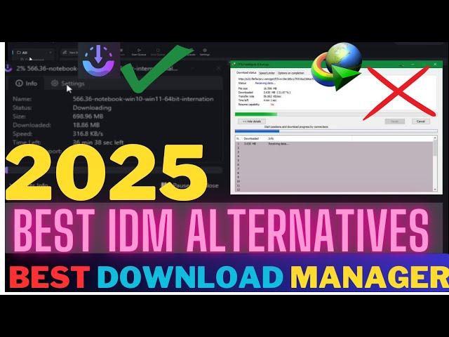 New Best Download Manager For Windows in 2025 | Free Download Manager | Best IDM Alternatives