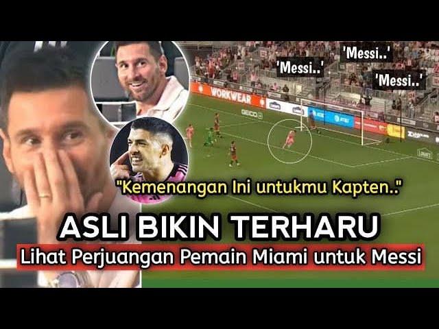 “Satu Stadion Rindukan Messi..” Ketika Pemain & Fans Kompak Berikan Pesan Haru ke Messi vs Toronto