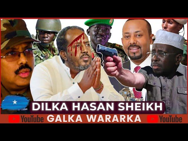 XASAN SH oo kabihiisa ka cararay, MUCAARADKA oo jabsaday VILLA SOMALIYA, Shariif IYO Farmajo oo ku--