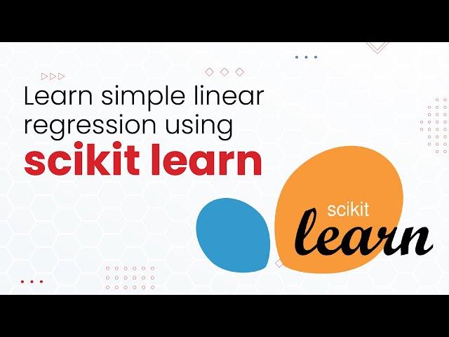 Learn Simple Linear Regression using Scikit learn | TimesPro