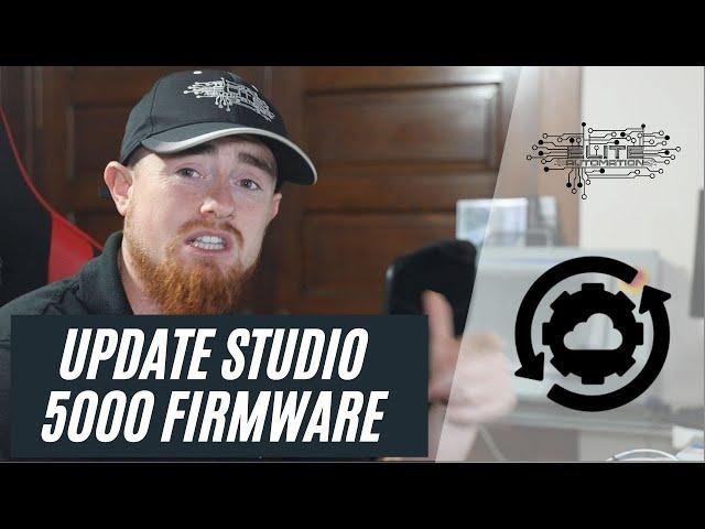 Changing Studio 5000 Firmware Version