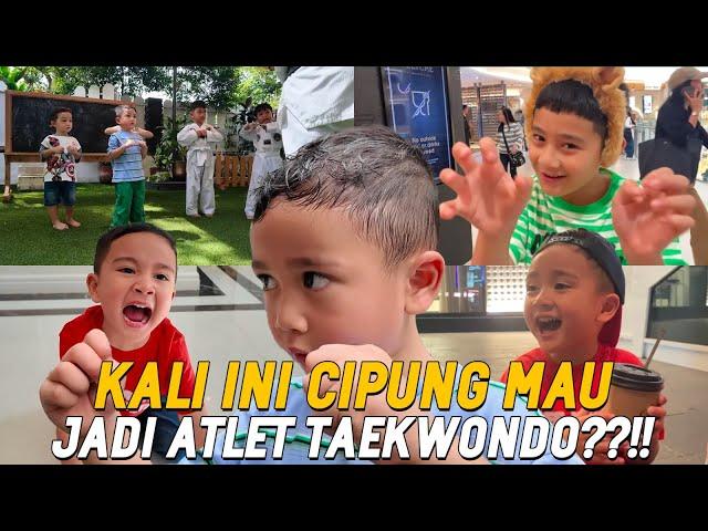 LUCUNYA CIPUNG IKUT KEGIATAN TAEKWONDO DI SEKOLAH!!! NCUS RINI GABISA NAHAN NGAKAK LIATNYA!!