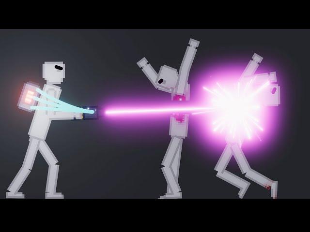 High-Powered Lasers Vs Humans In People Playground