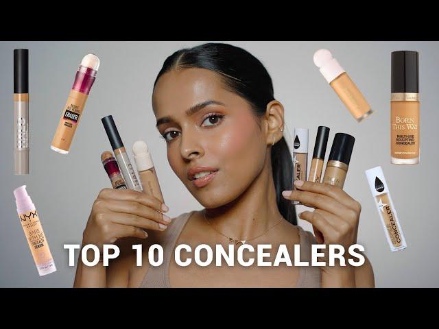 MY TOP 10 CONCEALERS - Swatches and Review - starting *Rs.350*