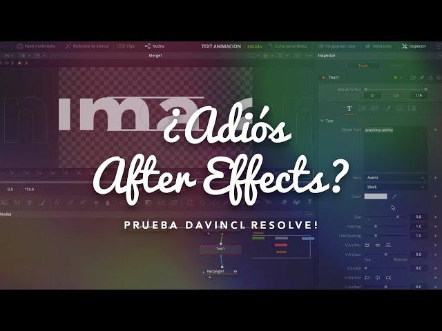 Cómo Animar TEXTO/ INTRO en DaVinci Resolve (gratis)