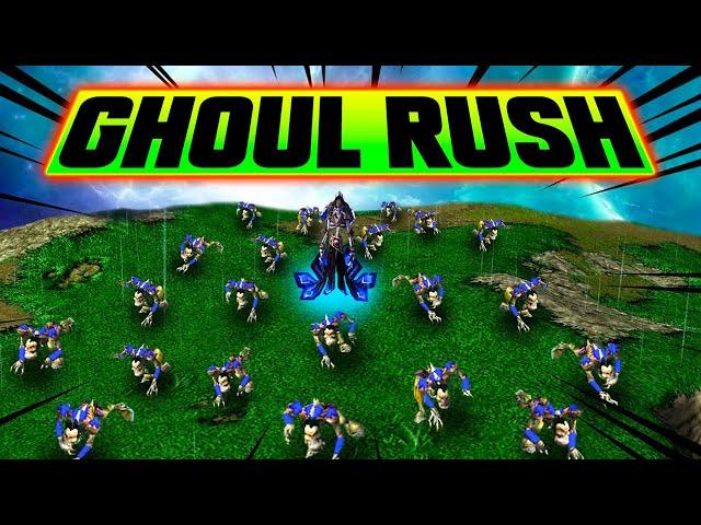 MASSIVE GHOULS RUSH (Two ways!) - WC3 - Grubby