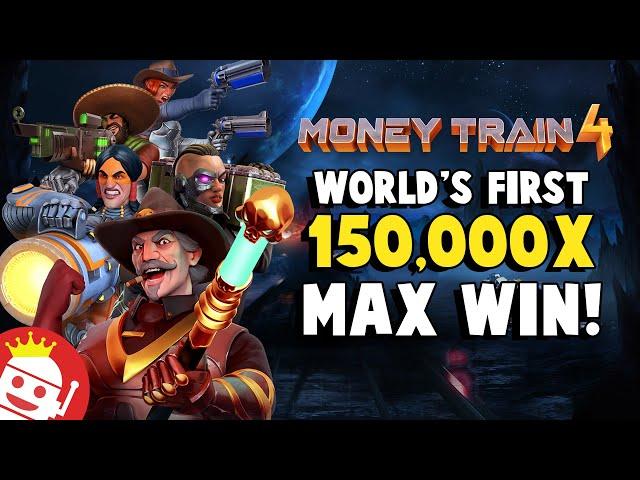  IT'S IN! THE FIRST EVER 150,000X MONEY TRAIN 4 MAX WIN!