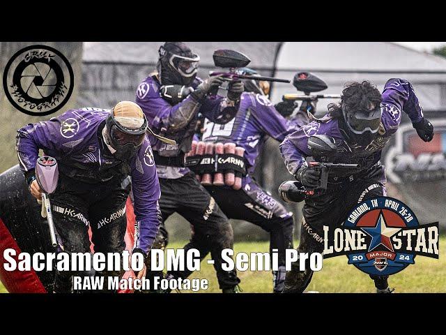 NXL Lonestar Major 2024 - Sacramento DMG - Semi-Pro - RAW Paintball Match Footage