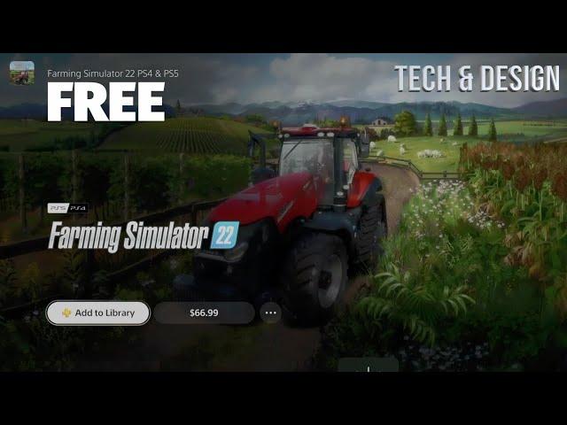 How to Download: Farming Simulator 22 PS4 & PS5 for FREE with PS Plus | PlayStation