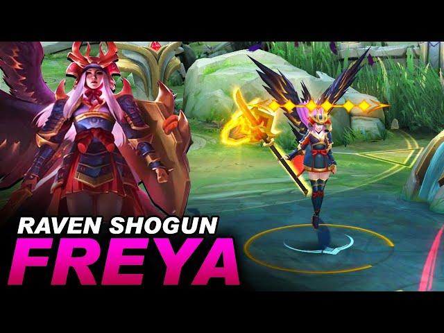 FREYA RAVEN SHOGUN | EPIC SKIN 899 DIAMOND | MOBILE LEGENDS BANG BANG