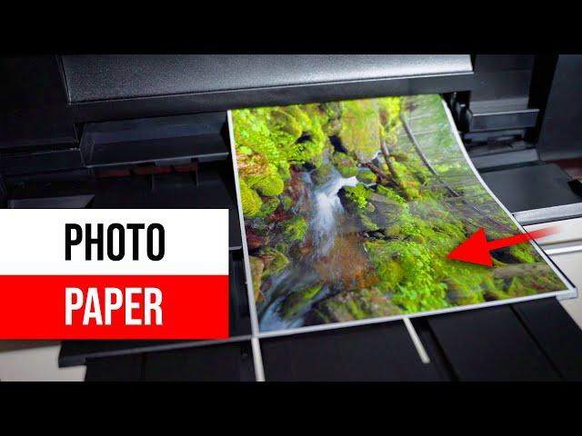 Epson Photo Paper Glossy review - Printing on glossy paper