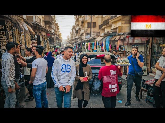 Market in Cairo ● Walk through the Khan Al Khalili Bazaar ● Old city #walktour #egypt