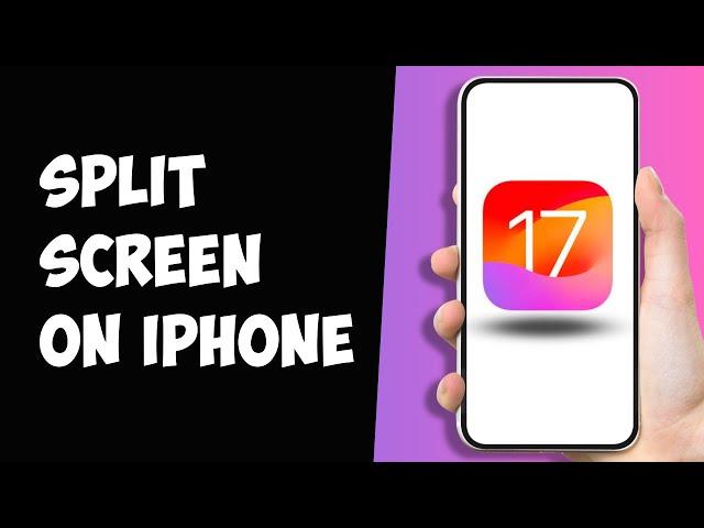 How To Split Screen On iPhone! iOS 17