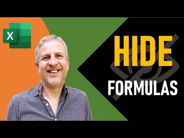 Hide Formulas in Excel & Show Values | Don't Show Formula in Formula Bar but Allow Input