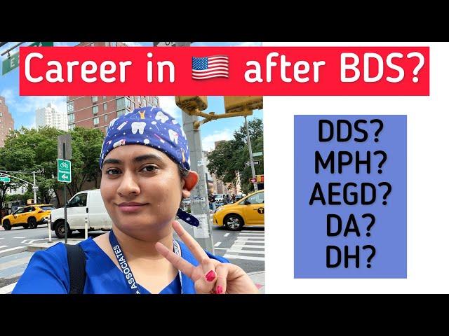 Careers in USA for dentists after BDS | Jobs & Courses