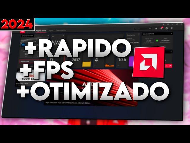 Como CONFIGURAR o Painel AMD RADEON Adrenalin Para MELHORAR o FPS e DESEMPENHO em JOGOS - 2024