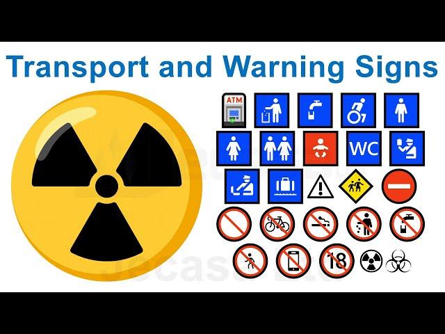 Emoji Meanings Part 42 - Transport and Warning Signs | English Vocabulary