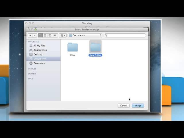 How to create a Disk Image on Mac® OS X™