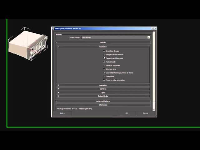 3ds Max to Unreal Engine 4 Settings: Exporting FBX Files For Real Time