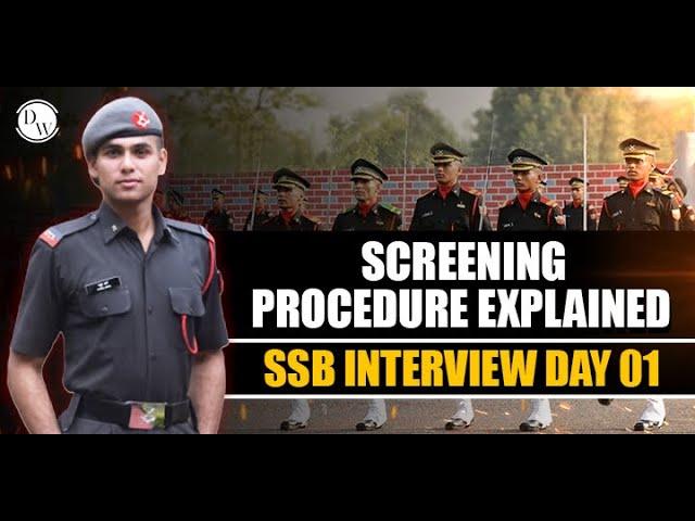 SSB INTERVIEW Screening || OIR and PP & DT || Full Procedure Explained 