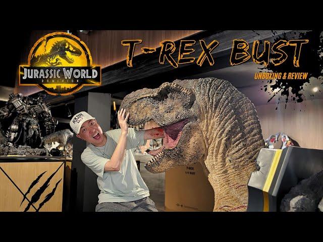 1/3 scale T-REX Bust [Unboxing & Review] | Queen Studios Collectibles