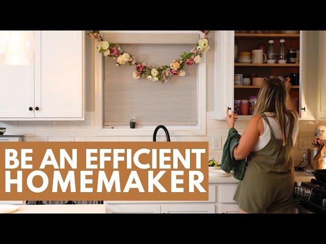 How To Increase Homemaking Efficiency | TIPS AND AN INSPIRING STORY