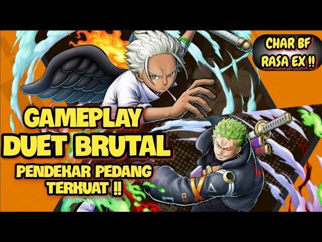 GAMEPLAY DUO PENDEKAR PEDANG TERKUAT !! (ZORO EGGHEAD FET S-HAWK)