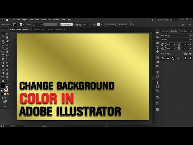 How to Change Background Color in Adobe Illustrator