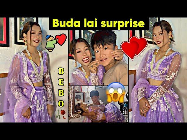 KASTO KHALKOREACTION HO YESTO//BEHY KO LEHENGALAYERW BUDA LAI SURPRISE//bebo_vlog️