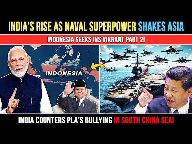 Indian DEFENCE Power Rises As INS Vikrant Impresses South China Sea | World News