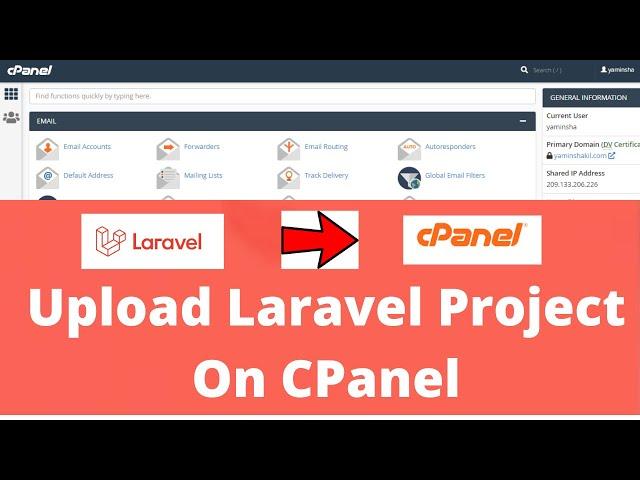 How To Upload Laravel Project on cPanel . Easy Step by Step (2022)