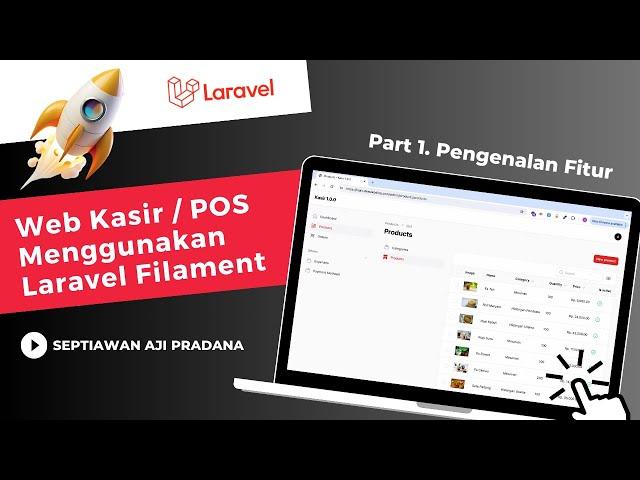 Website Kasir / Point of Sale (POS) pakai Laravel Filament