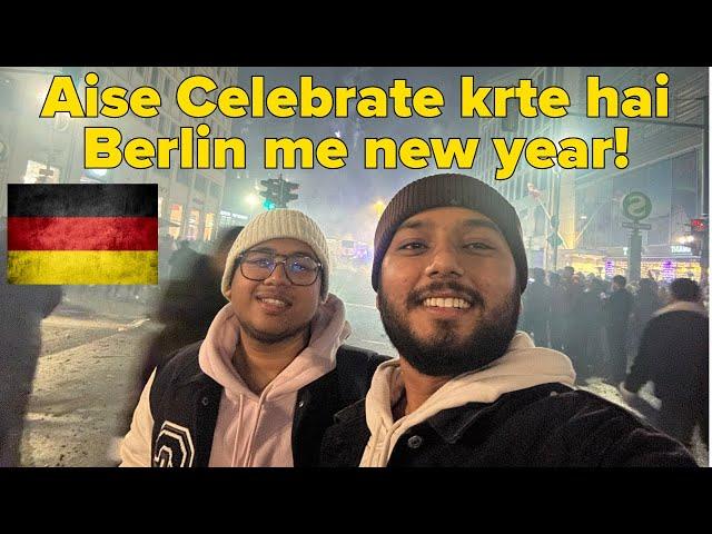 New Year celebrations in Berlin 2024 Indian student in Germany @shivatogermany