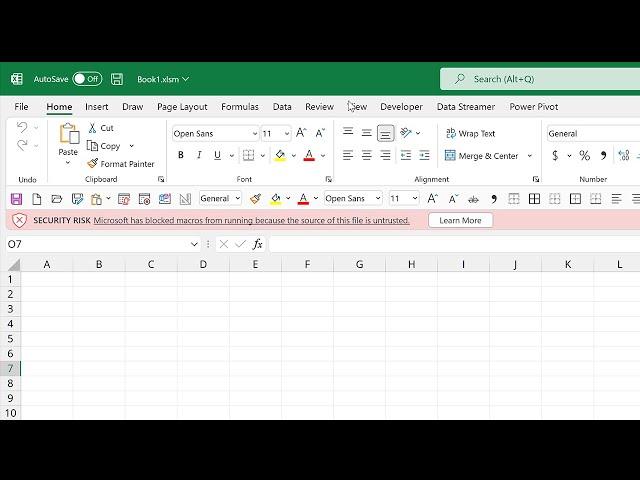 How To Enable "Microsoft has blocked macros from running untrusted source" Setting