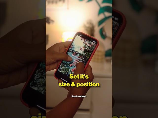 How to add animated text on Reels on Instagram #shortsindia #reelsinstagram #trending #reelsvideo