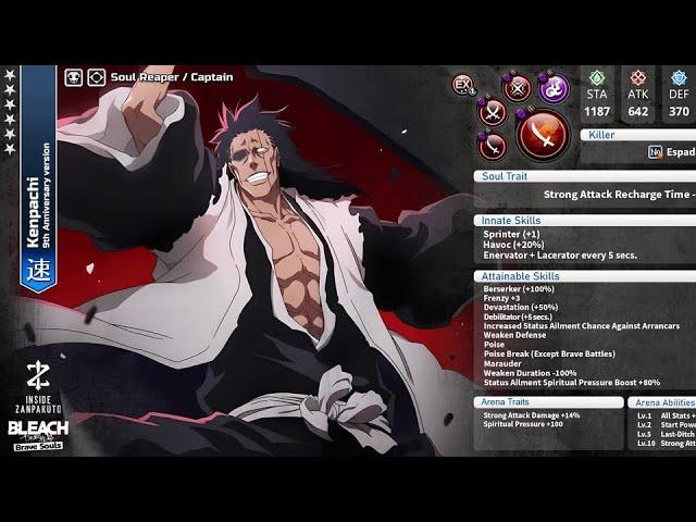 Kenpachi Zaraki 9th Anniversary Ultimate! [Bleach: Brave Souls]