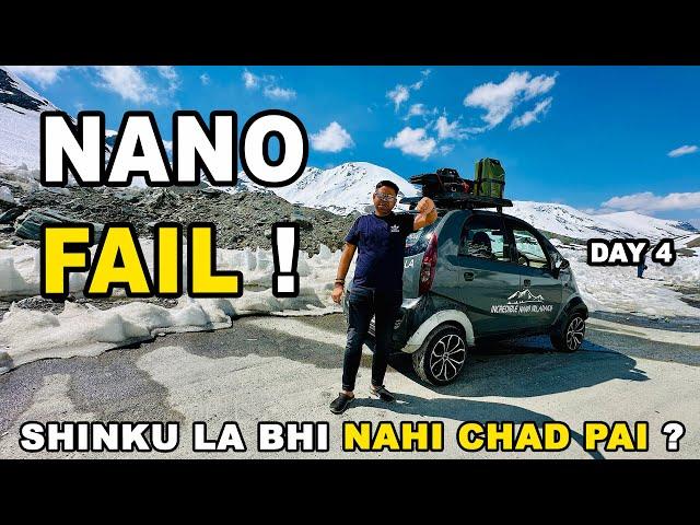 Tata Nano Fail | Ladakh Laane Ka Decision Galat | Shinku La Bhi Nahi Chad Pai | #tatanano