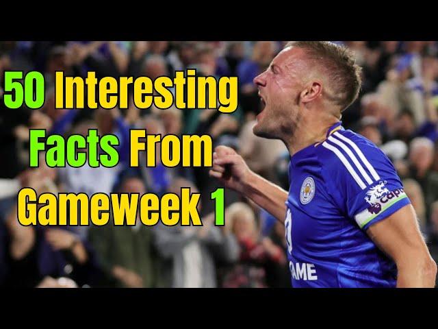 (ASMR) 50 Interesting Facts You Didn't Know From Premier League Opening Game Week!