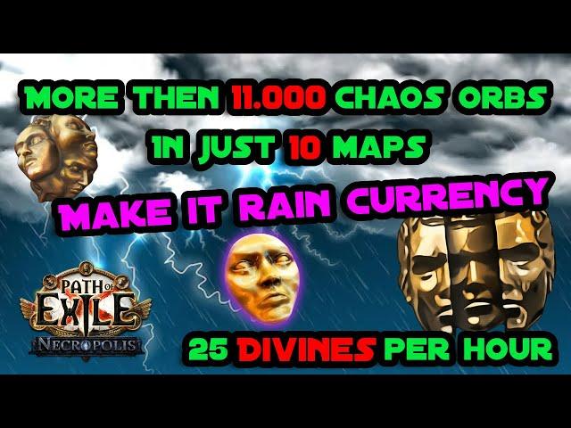 I made 75 Divines in just 10 Maps With this Currency Farm Strategy | Poe 3.24 Necropolis League