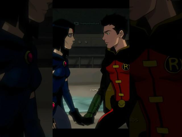 Damian LOVES Raven | #youtubeshorts #explorepage #robin #raven #justiceleague #dccomics #dc