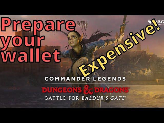 Commander Legends, Baldur's Gate.  It will rock your wallet.