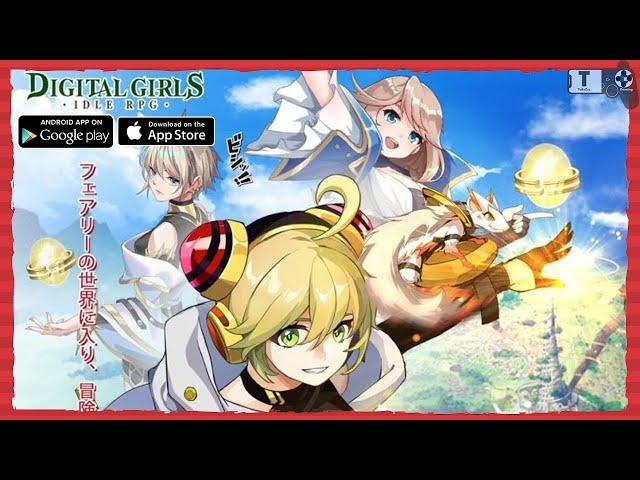 Digital Girls Gameplay Android / iOS Idle RPG