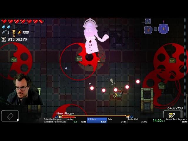 World Record Speedrun of Enter the Gungeon - All Floors All Bosses category: 29:49