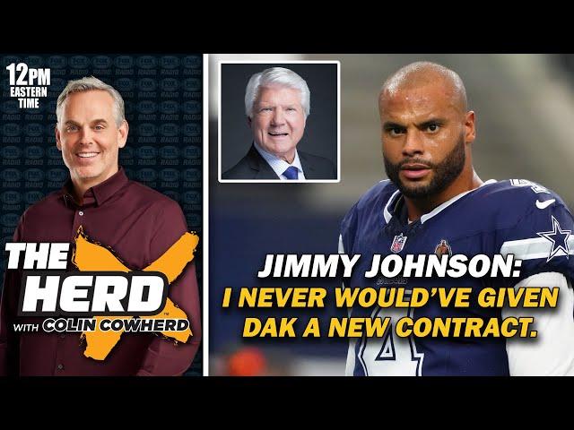 Jimmy Johnson - I Never Would've Given Dak Prescott a New Contract | THE HERD